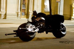 Batman a jeho speciální vozítko - Batpod.