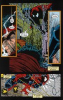 Ukázka z českého vydání komiksu Spider-Man: Utrpení.