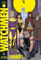 Obálka českého vydání komiksu Watchmen - Strážci.