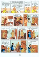 Ukázka z českého vydání komiksu Dobrodružství Tintina: Tajemství Jednorožce.
