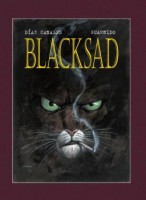 Obálka českého vydání komiksu Blacksad.