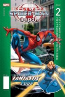 Obálka českého vydání komiksu Ultimate Spider-Man: Moc a odpovědnost.