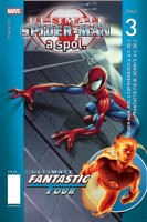 Obálka českého vydání komiksu Ultimate Spider-Man: Moc a odpovědnost.