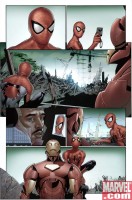Ukázka z komiksu The Invincible Iron Man: Pět nočních můr.